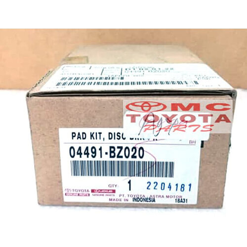 MÁ PHANH TRƯỚC TOYOTA WIGO CHÍNH HÃNG 04491BZ020